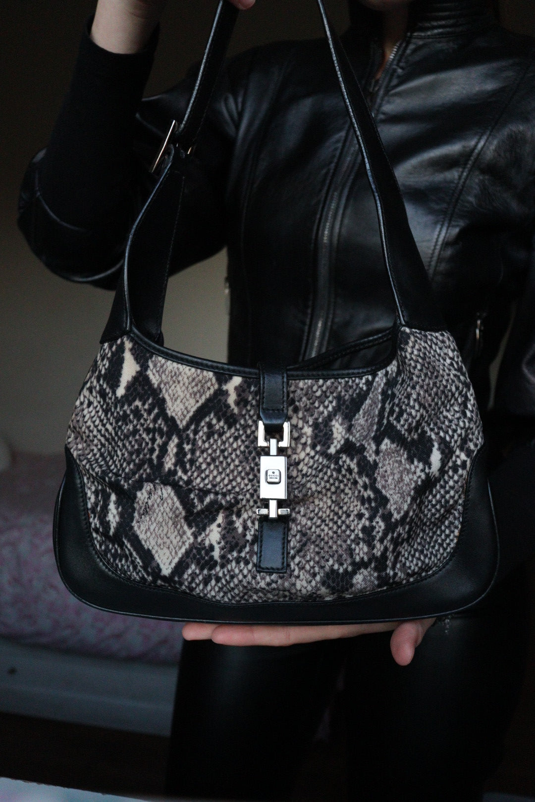Gucci Jackie era Tom Ford snake print