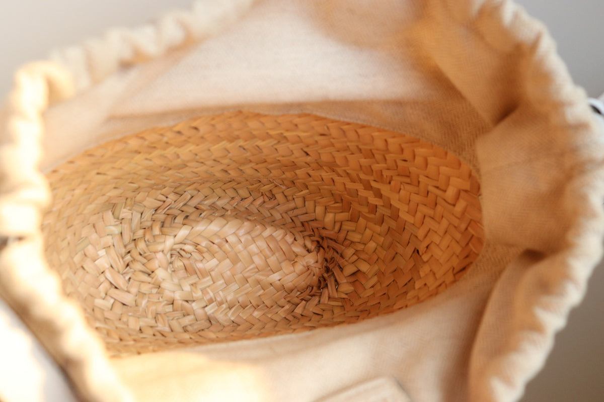 Secchiello in paglia naturale Loewe