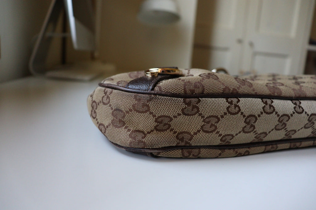 Gucci Abbey D ring in cavas modello Large