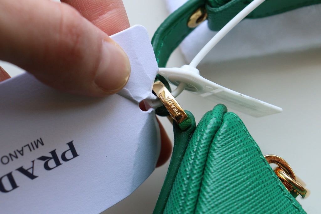 Prada Re edition in pelle saffiano verde (nuova!)