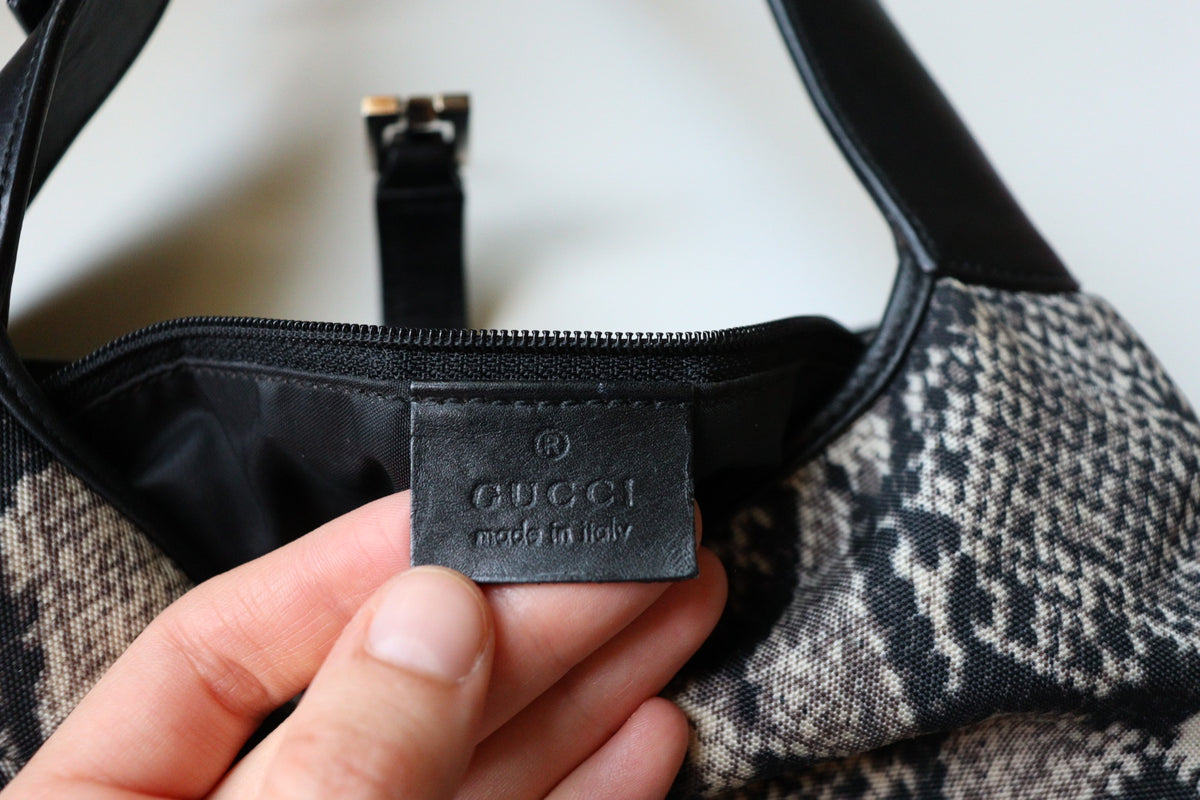 Gucci Jackie era Tom Ford snake print