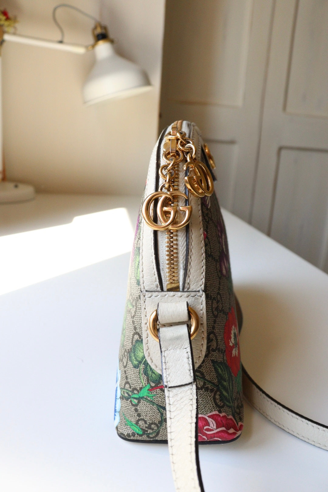 Gucci Ophidia Small Dome Flora Crossbody