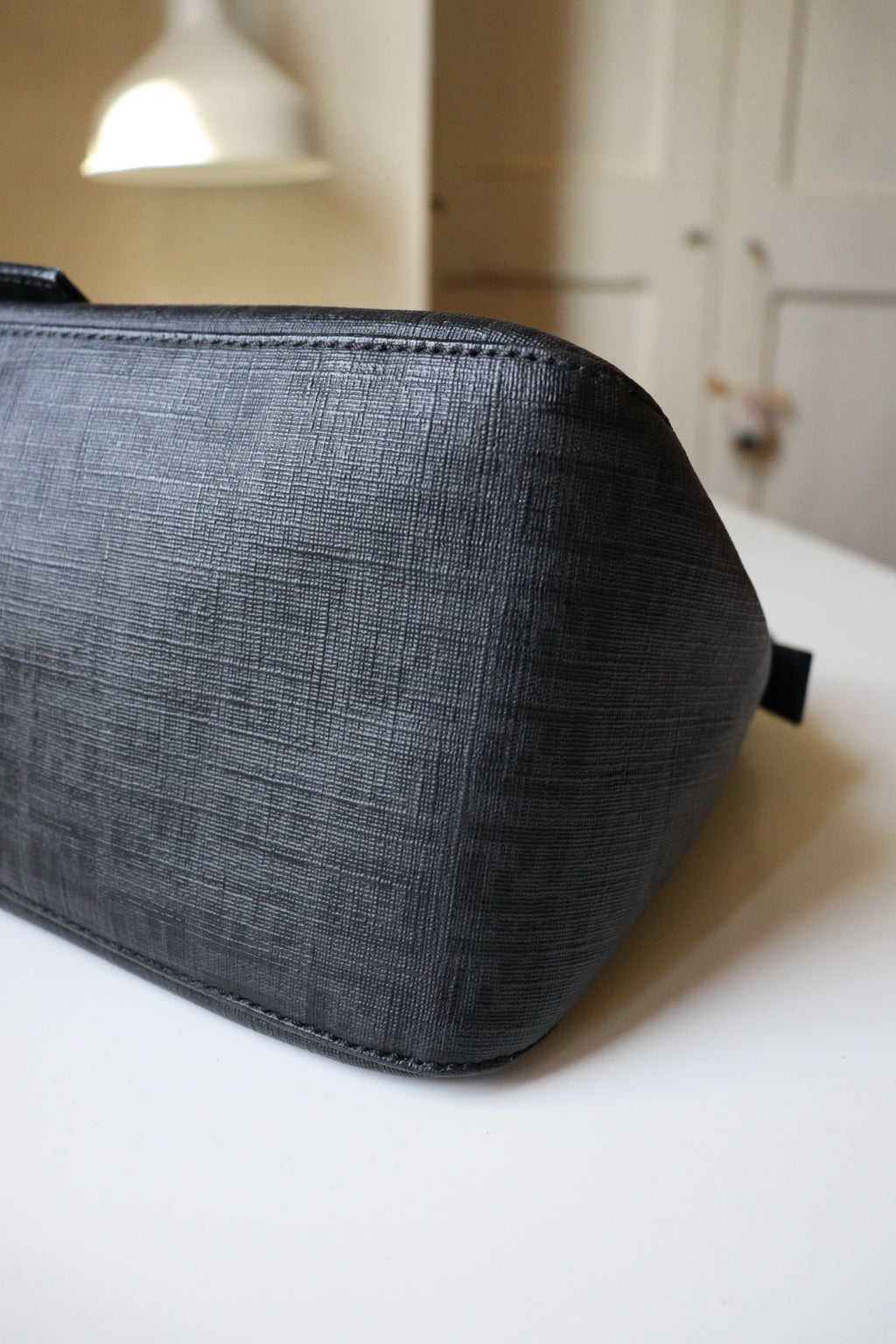 Fendi Mamma Baguette tela zucchino cerata