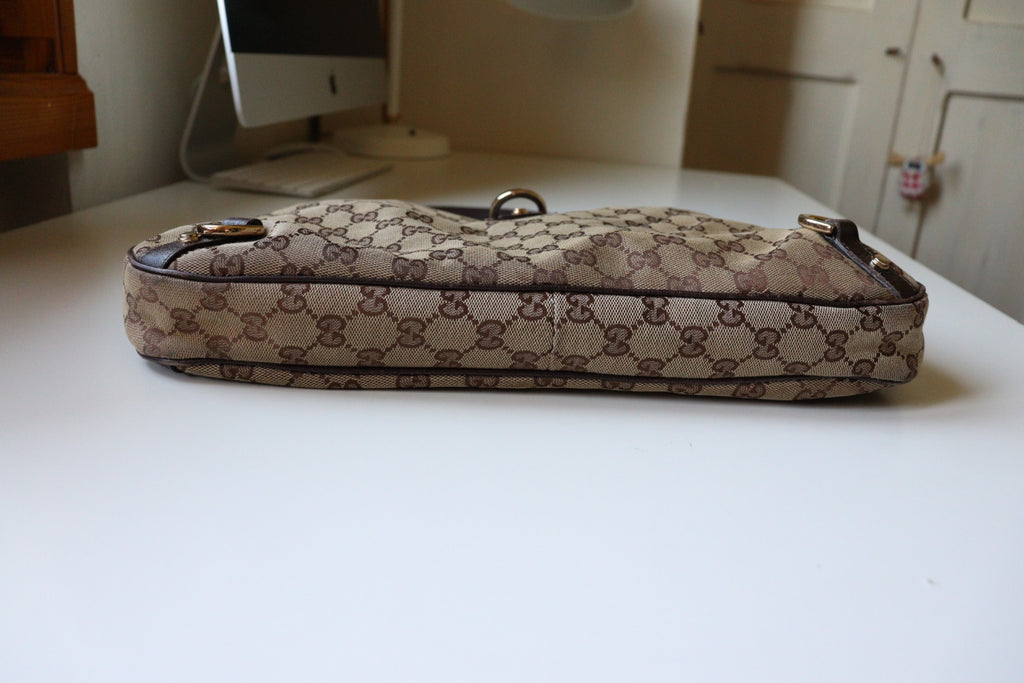 Gucci Abbey D ring in cavas modello Large