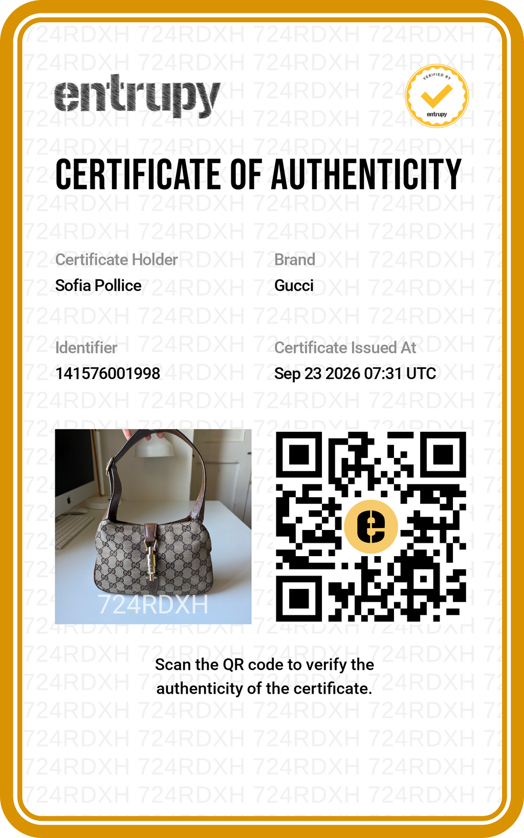 Gucci Jackie Mini vintage con canvas gg beige