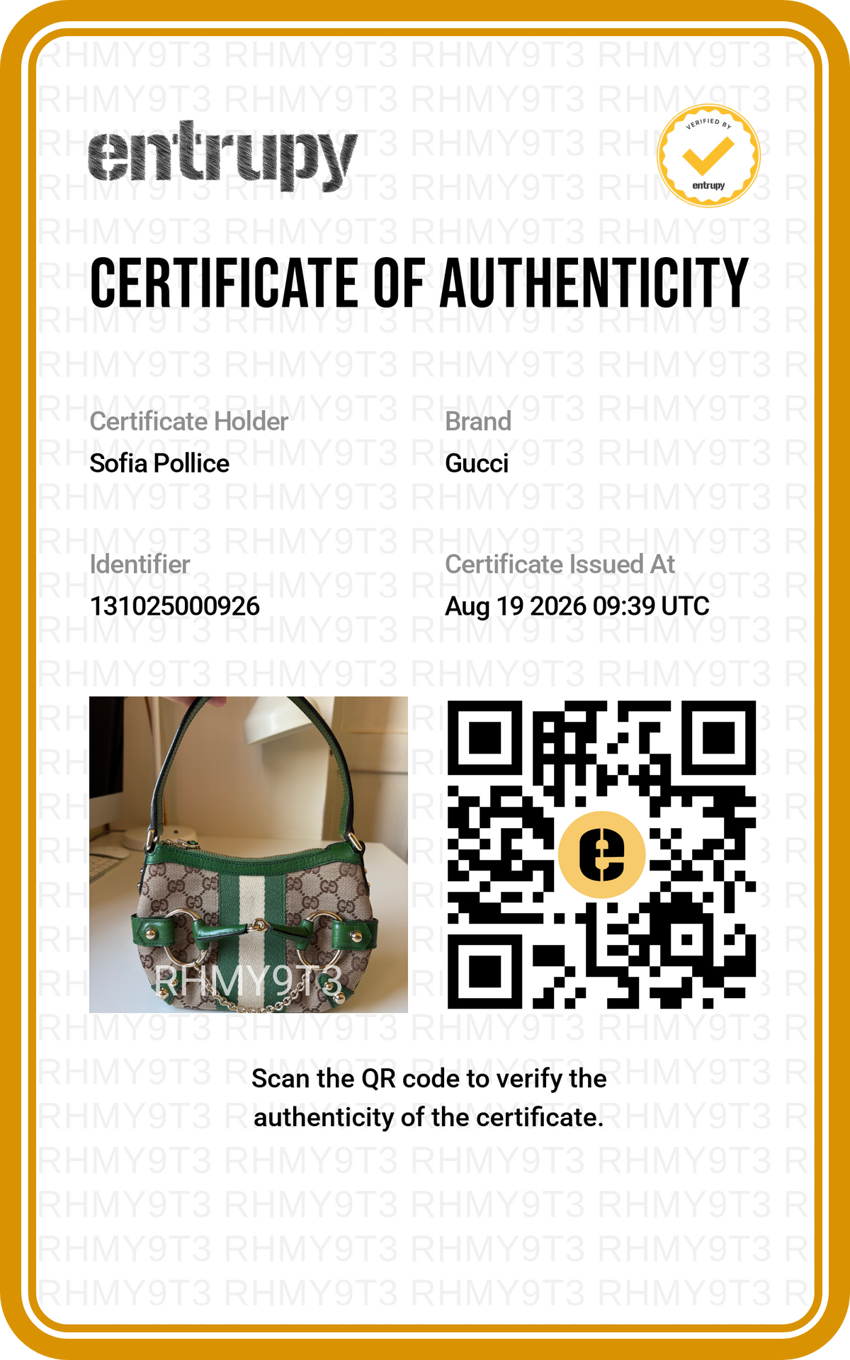 Gucci Mini Horsebit Chain – Tom Ford Era (Monogram GG & Verde)