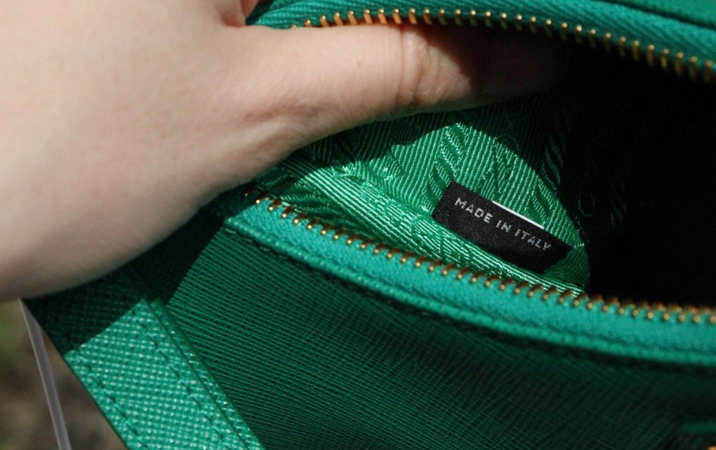 Prada Re edition in pelle saffiano verde (nuova!)