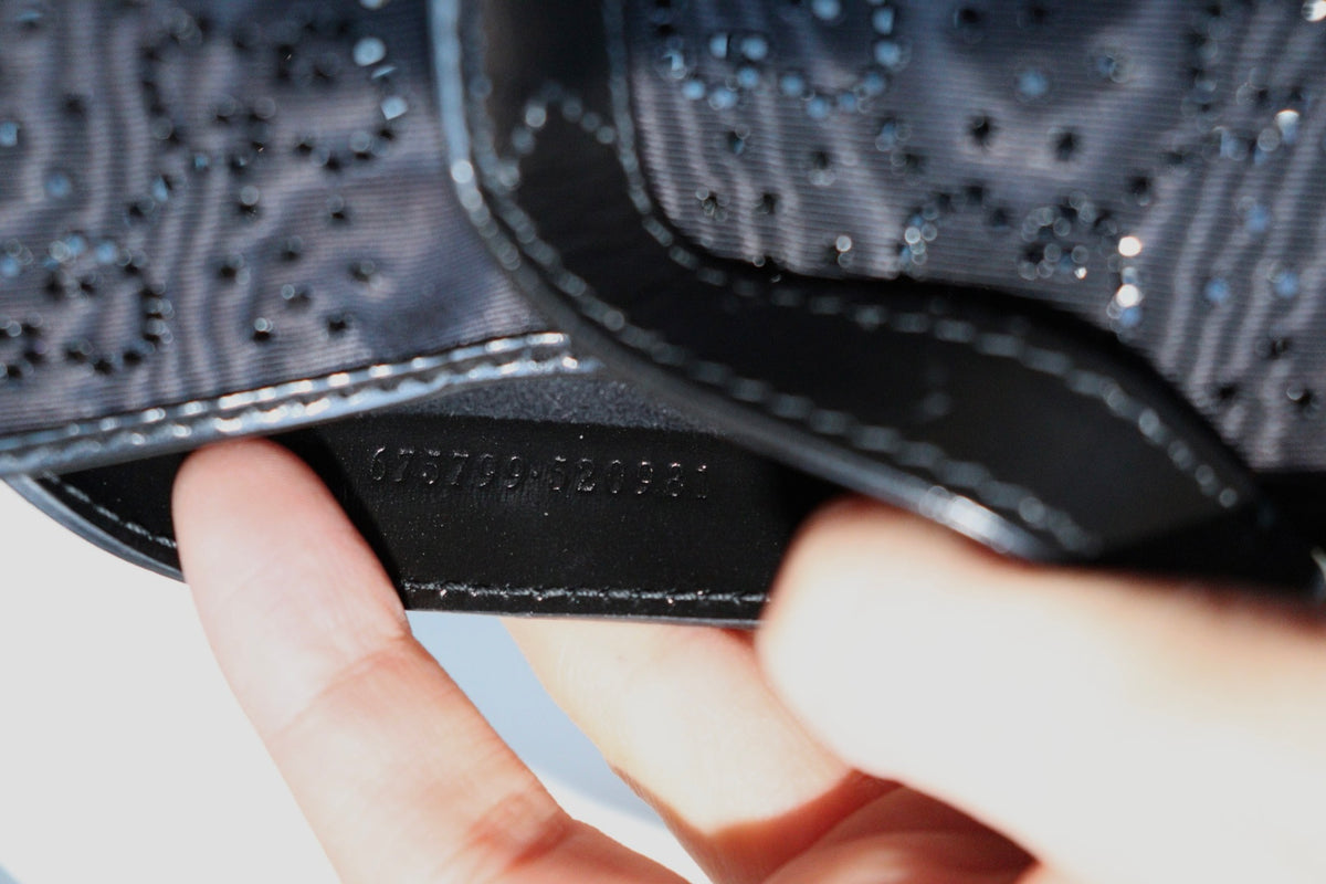 Gucci Jackie mini 1961 Crystal Monogram nera