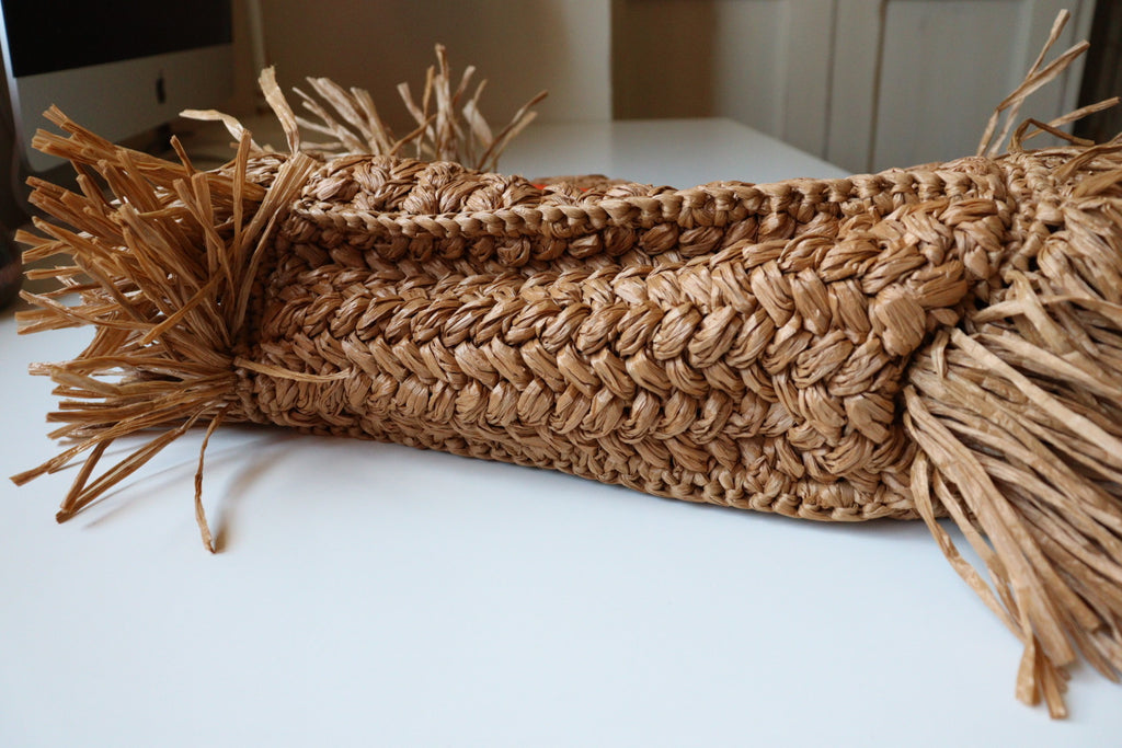 Borsa Tote in paglia di Etro