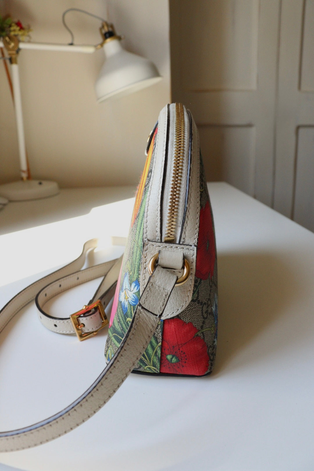 Gucci Ophidia Small Dome Flora Crossbody