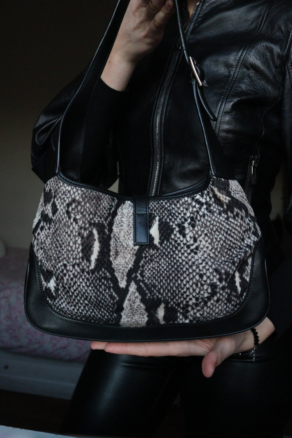 Gucci Jackie era Tom Ford snake print