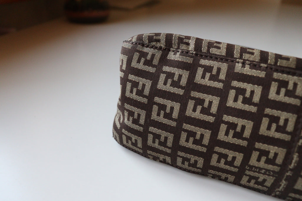 Fendi Mini Mamma in tela zucchino