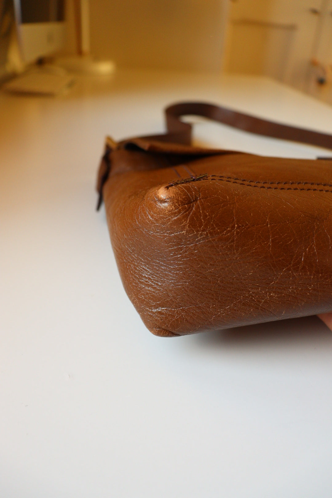 Fendi Baguette Large marrone in condizioni eccellenti
