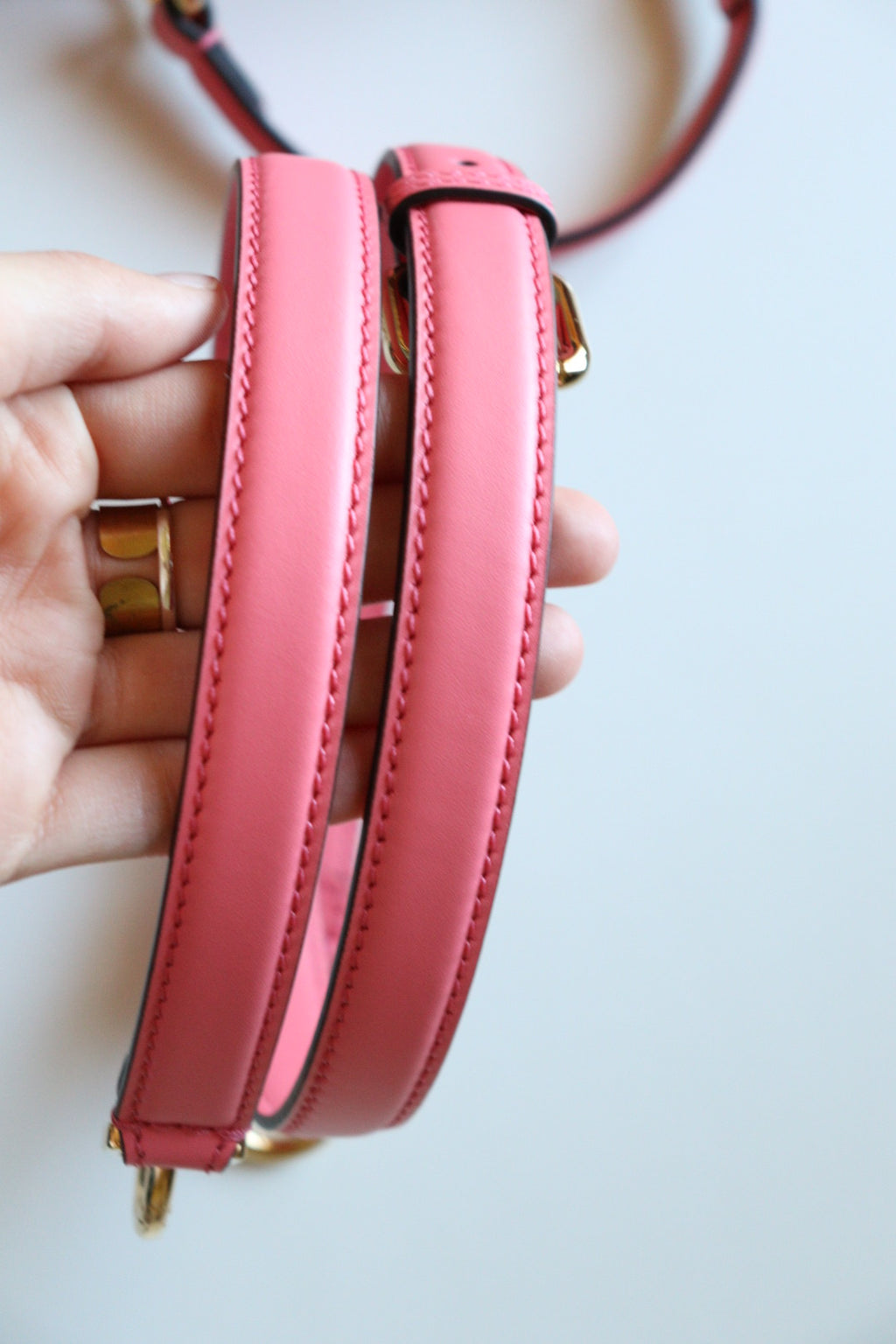 Fendi Peekaboo Interlace Rosa Small