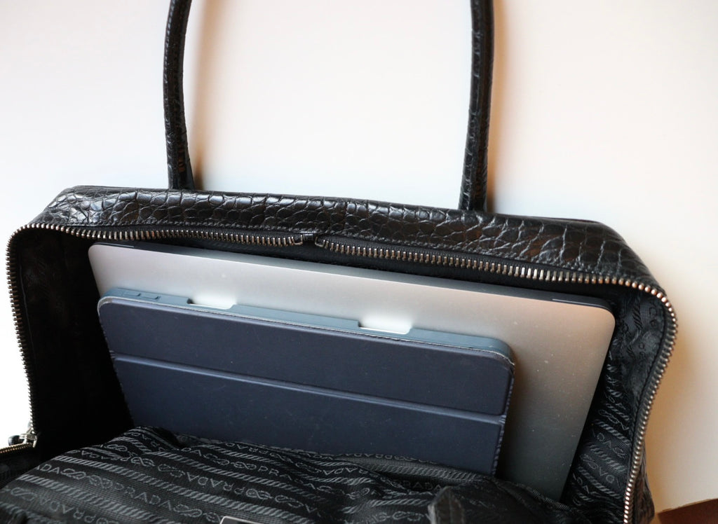 Rarissimo Bauletto Prada in pelle stampa Cocco