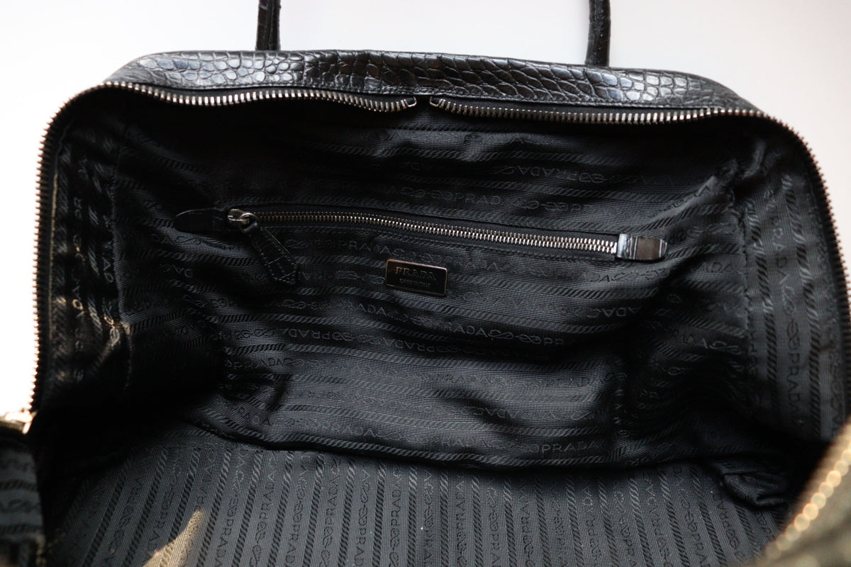 Rarissimo Bauletto Prada in pelle stampa Cocco