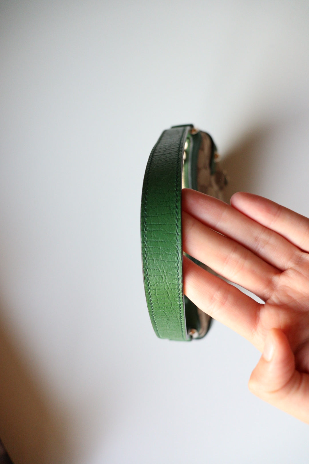 Gucci Mini Horsebit Chain – Tom Ford Era (Monogram GG & Verde)