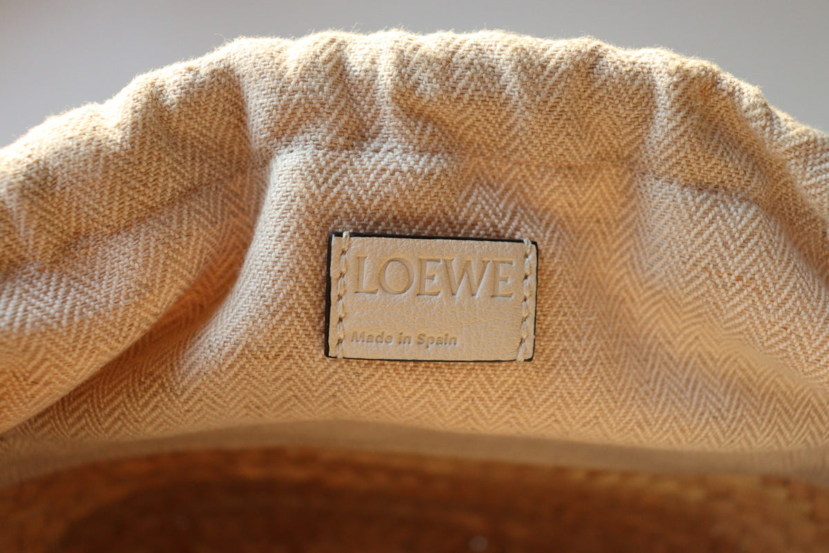 Secchiello in paglia naturale Loewe