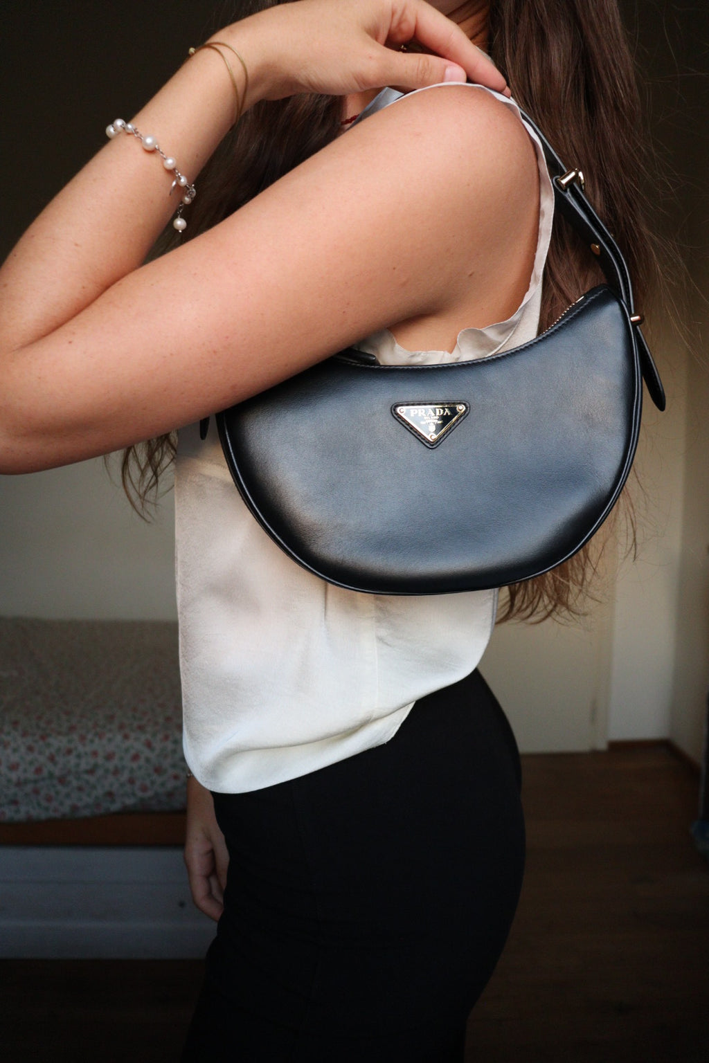 Prada Arquè nera con corredo completo