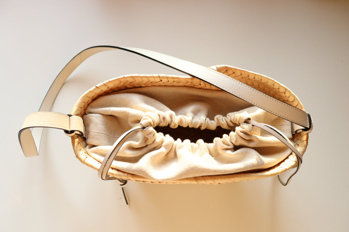 Secchiello in paglia naturale Loewe