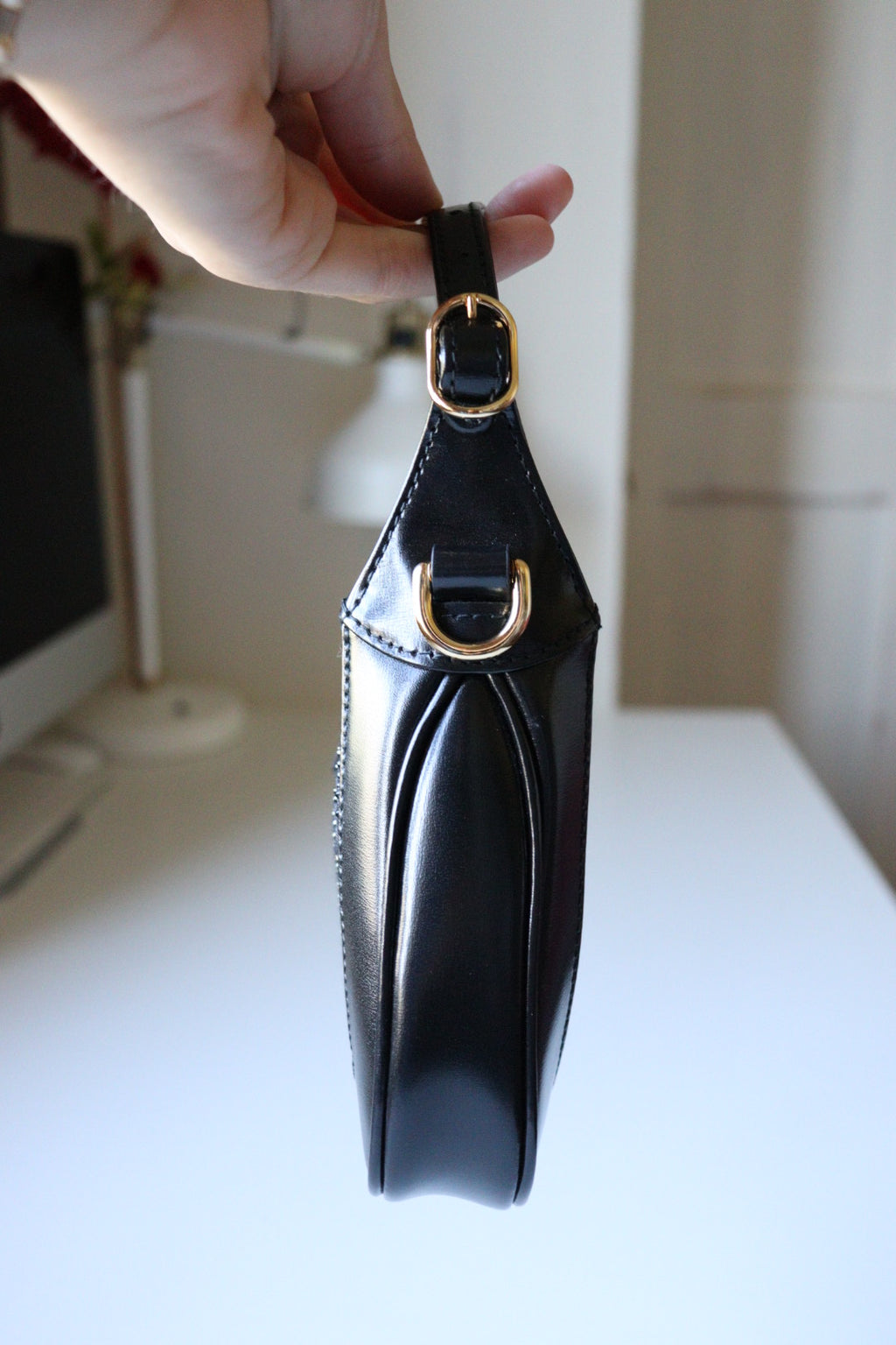 Gucci Jackie mini 1961 Crystal Monogram nera