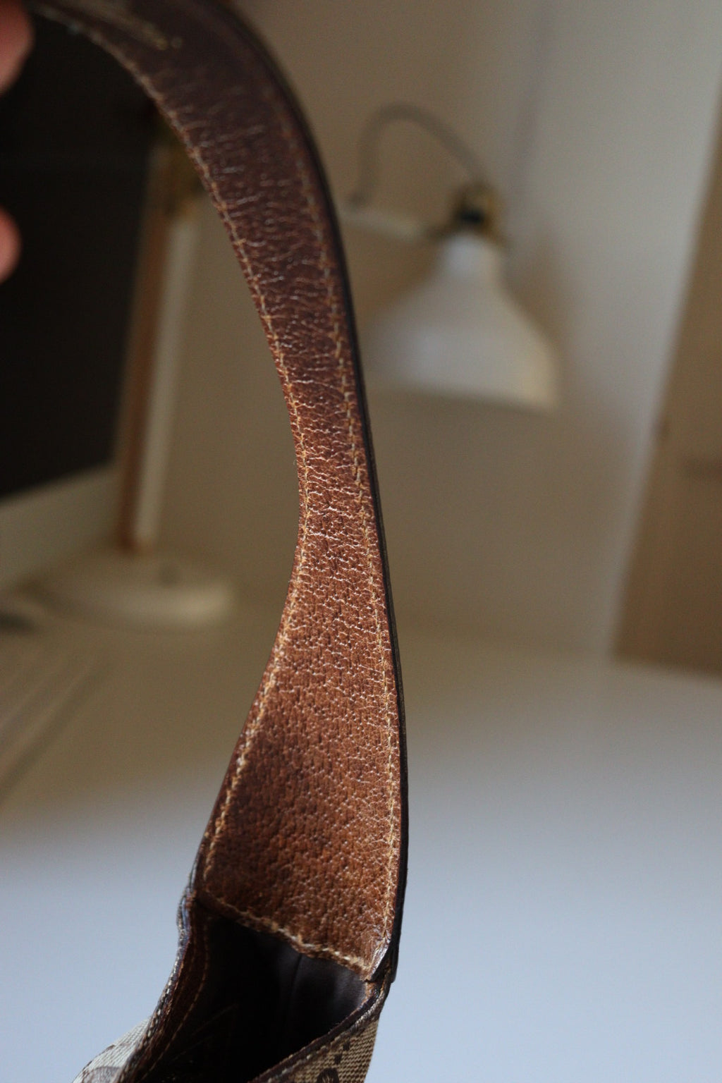 Gucci Jackie Mini vintage con canvas gg beige