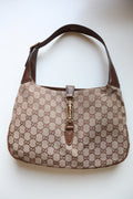 Gucci Jackie media canvas beige