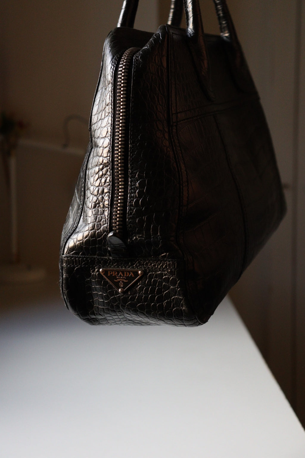 Rarissimo Bauletto Prada in pelle stampa Cocco