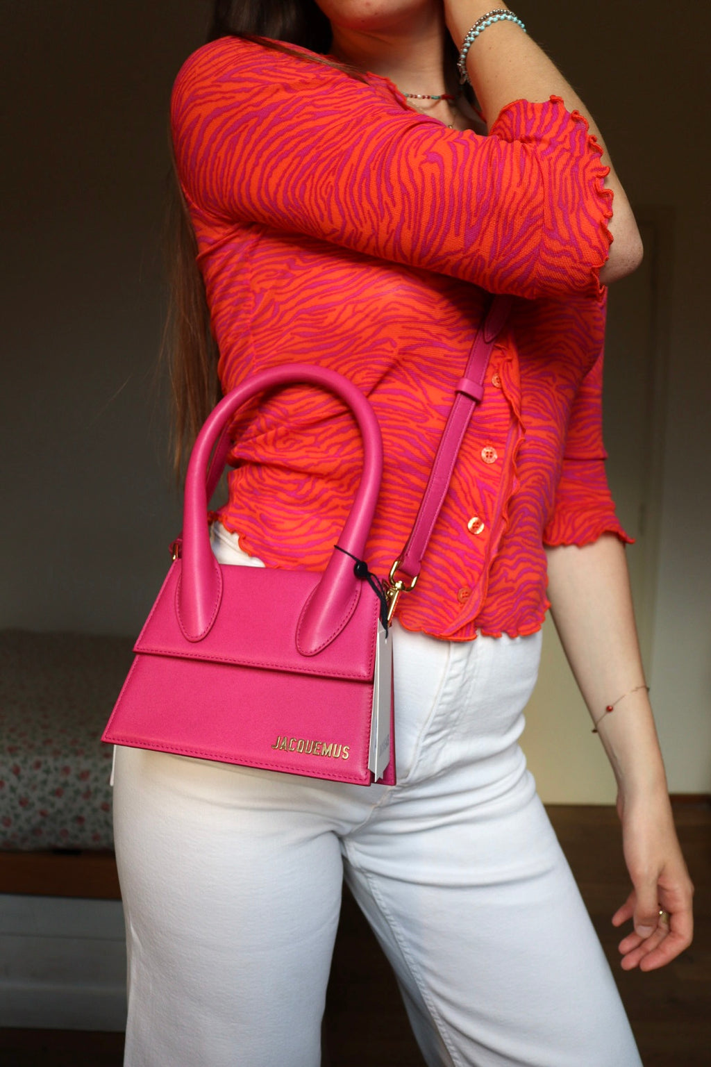 Jacquemus Chiquito Moyen Fucsia